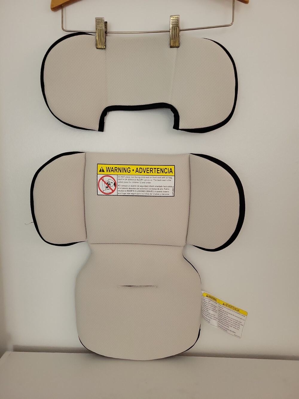 Graco Extend2Fit Baby Infant insert Body Support Padding Cushion Support Beige.